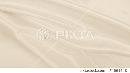 Smooth elegant golden silk or satin luxury cloth texture as wedding background. Luxurious background design. In Sepia toned. Retro style 74661248