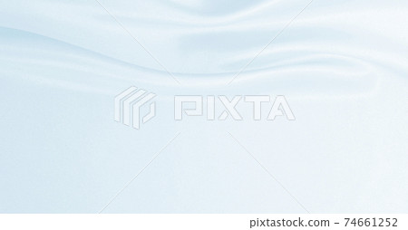 Smooth elegant blue silk or satin luxury cloth texture as abstract background. Luxurious background design 74661252