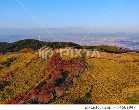 Autumn Kongo Ikoma Kisen National Monument "Mt. Yamato Katsuragi" 74661947