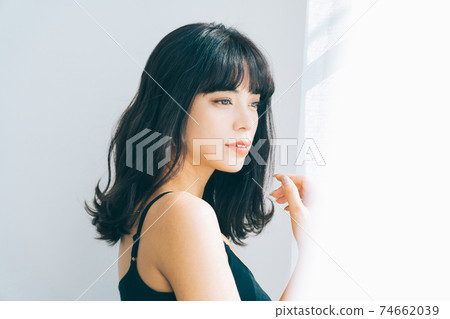 髮型美女形象 74662039