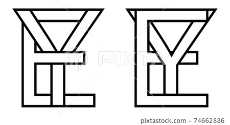 Logo sign ey ye icon sign interlaced letters Y, E vector logo ey, ye first capital letters pattern Logo sign ey ye icon sign interlaced letters Y, E vector logo ey, ye first capital letters pattern 74662886
