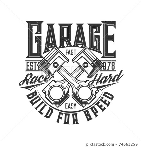 Motorcycle, car custom garage, moto races engine 74663259