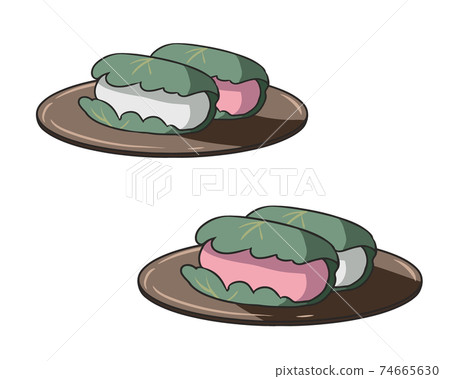 柏麻糬紅白盤 74665630