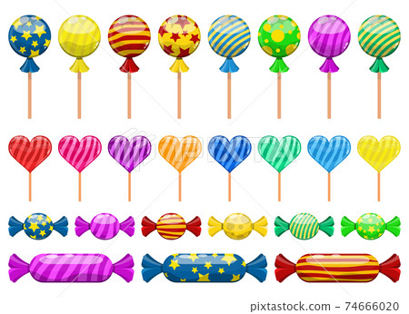 Candy sweet vector design illustration isolated on white background Candy sweet vector design illustration isolated on white background 74666020
