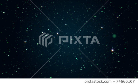 圖像漂浮在美麗的星星中 74666107
