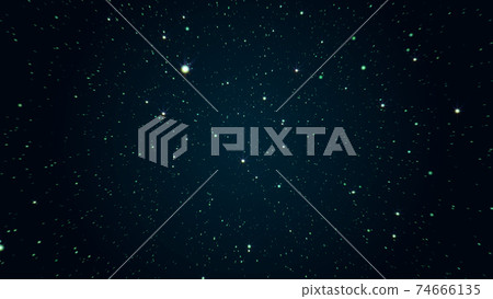Image floating in beautiful stars 74666135