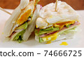 Rice Cake Sandwich 74666725