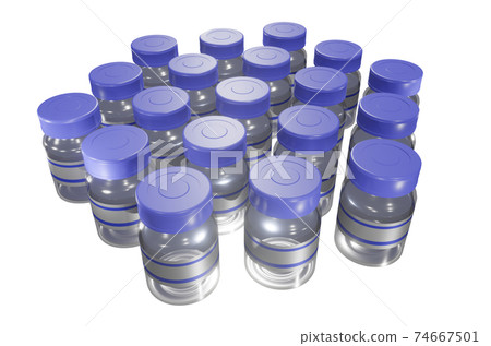 Image of vaccine (transparent material) Image of vaccine (transparent material) 74667501