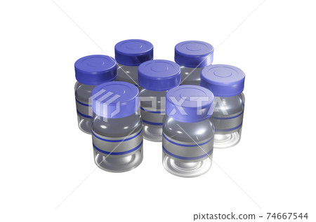 Image of vaccine (transparent material) Image of vaccine (transparent material) 74667544