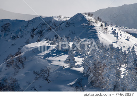 十胜山脈怪物生活的雪山 十胜山脈怪物生活的雪山 74668827