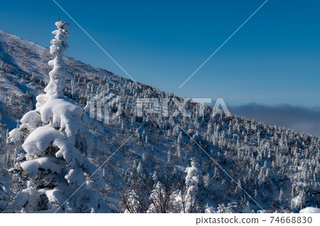 十胜山脈怪物生活的雪山 十胜山脈怪物生活的雪山 74668830