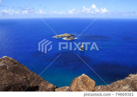 南太平洋Orongo儀式島的複活節島 南太平洋Orongo儀式島的複活節島 74669381