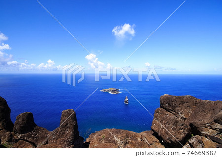南太平洋Orongo儀式島的複活節島 74669382