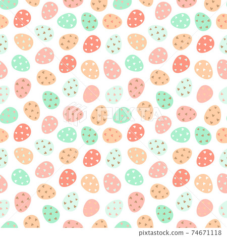 seamless pattern with easter eggs. easter pattern seamless pattern with easter eggs. easter pattern 74671118
