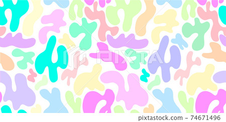 pattern of spots. circles, ovals. Abstract style pattern of spots. circles, ovals. Abstract style 74671496