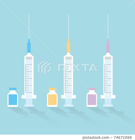 注射器和疫苗 74672898