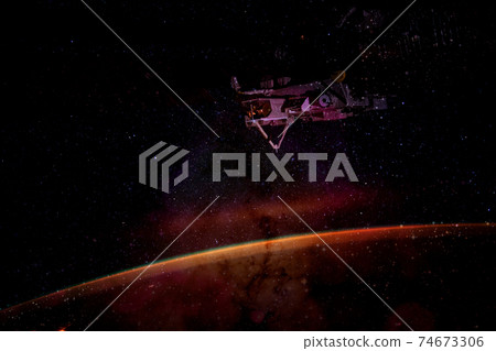 Beautiful galaxy. Elements of this image furnished by NASA 74673306