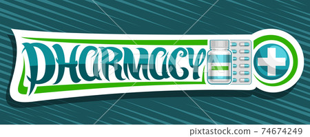Vector banner for Pharmacy 74674249