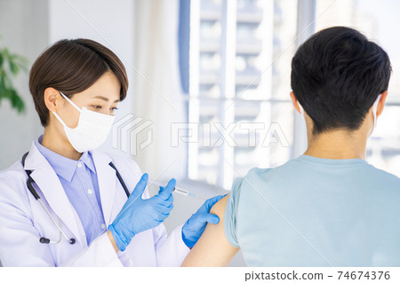 Vaccine stab doctor Vaccine stab doctor 74674376