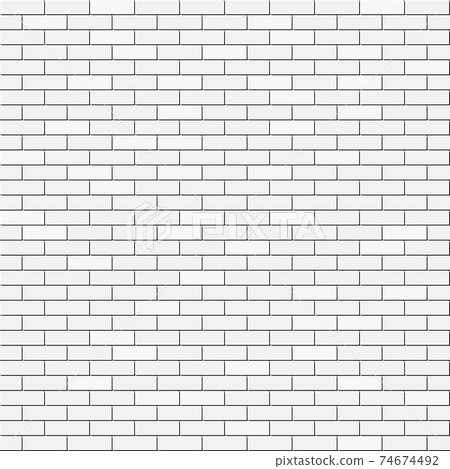 White background of bricks. Abstract seamless pattern 74674492