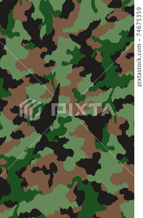Military camouflage texture khaki print background - Vector Military camouflage texture khaki print background - Vector 74675359