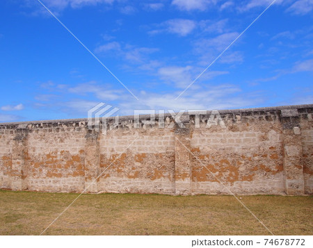 Perth Old Fremantle Prison Beautiful exterior wall Perth Old Fremantle Prison Beautiful exterior wall 74678772
