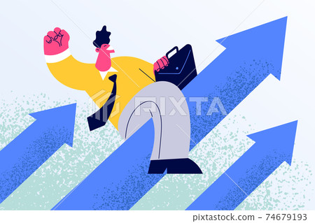 Leadership, success, career ladder concept 74679193