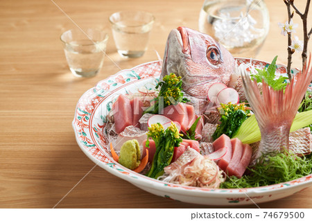 The appearance of the sea bream The appearance of the sea bream 74679500