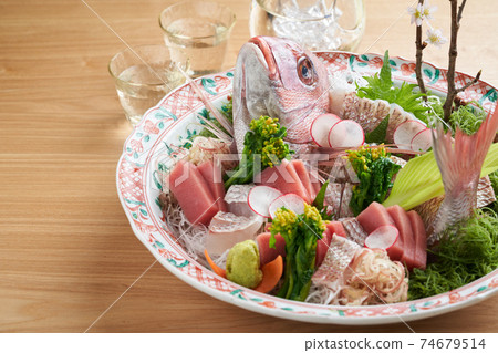 The appearance of the sea bream The appearance of the sea bream 74679514