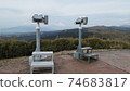 Coin-operated binoculars in tourist areas 74683817