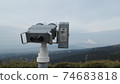 Coin-operated binoculars in tourist areas 74683818