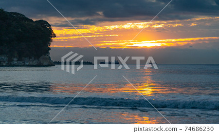 Cape Ryugu Iwama Beach Sunrise Cape Ryugu Iwama Beach Sunrise 74686230