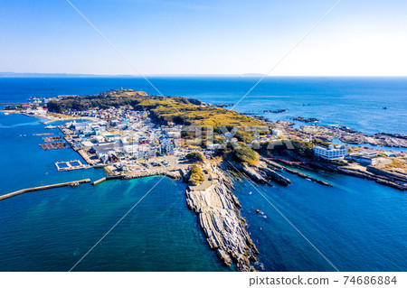 冬季城鹿島（神奈川縣三浦市） 74686884