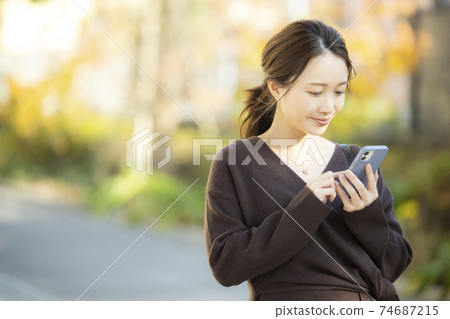 Woman outdoor Woman outdoor 74687215