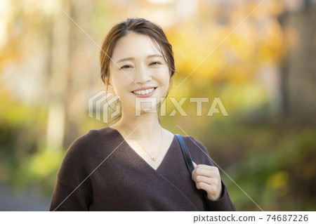 Woman outdoor Woman outdoor 74687226