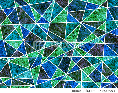 Stained glass style abstract illustration background Stained glass style abstract illustration background 74688094