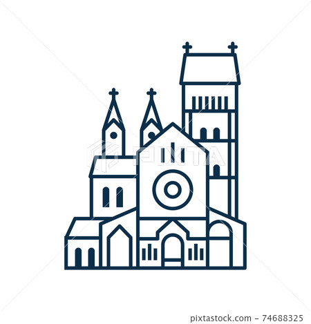 Church of Saints Simon and Helena Icon 74688325