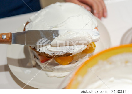 Cake making Cake making 74688361