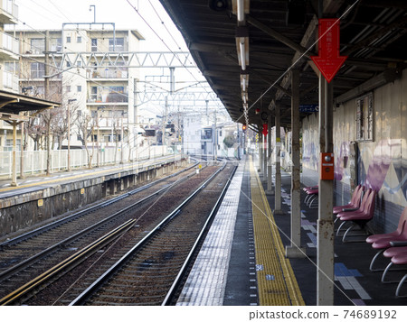 Scenery of Nose Electric Railway Kinunobebashi Station 74689192