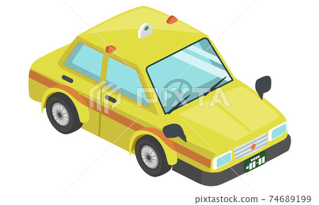 Yellow taxi vector last (isometric, isometric) Yellow taxi vector last (isometric, isometric) 74689199