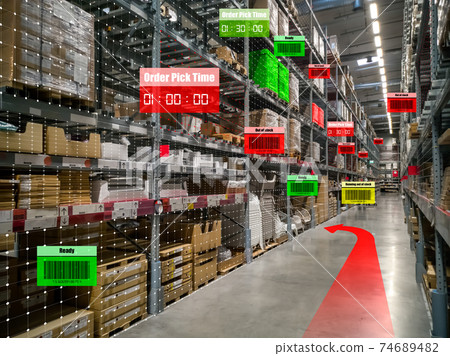 Smart warehouse management system using augmented reality technology Smart warehouse management system using augmented reality technology 74689482