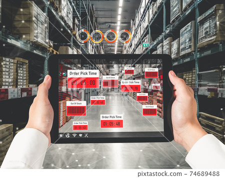 Smart warehouse management system using augmented reality technology Smart warehouse management system using augmented reality technology 74689488
