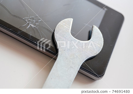 The concept repair of a modern smartphone. 74691480