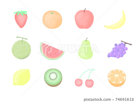柔和的水果 74691618