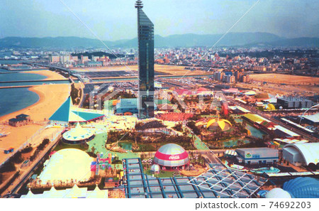 Scenery of the 1989 Asia Pacific Exposition (Yokatopia) Location: Fukuoka City, Fukuoka Prefecture Scenery of the 1989 Asia Pacific Exposition (Yokatopia) Location: Fukuoka City, Fukuoka Prefecture 74692203