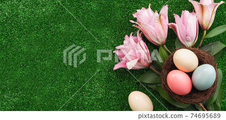 Easter egg grass bird's nest lily lily grass lawn Easter egg lily イースターエッグ Easter egg grass bird's nest lily lily grass lawn Easter egg lily イースターエッグ 74695689