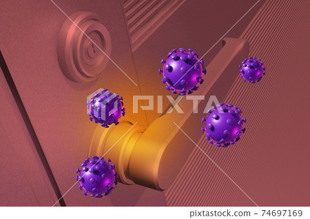 Hygiene arousal image (aluminum door / 3DCG) Hygiene arousal image (aluminum door / 3DCG) 74697169