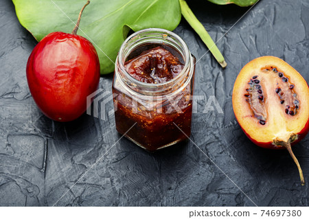 Delicious tamarillo jam. Delicious tamarillo jam. 74697380