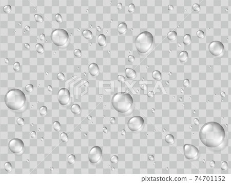 Illustration of water drops 74701152