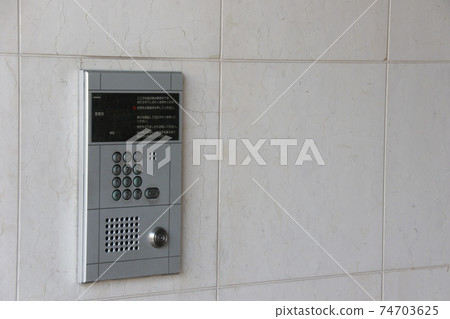 Intercom of apartment Intercom of apartment 74703625